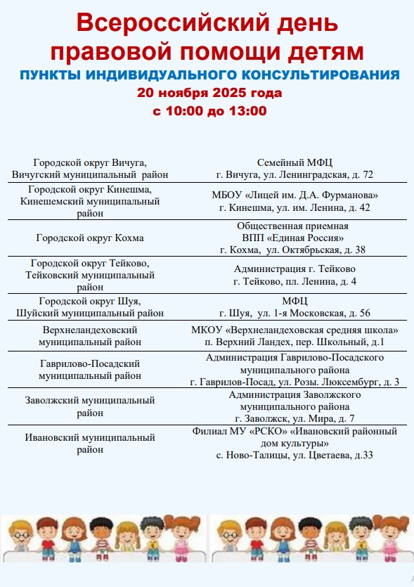 Пункты консультирования 1